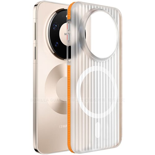  Maska za mobilni telefon Huawei Mate80 Pro Max, Belo-narandžasta Cene