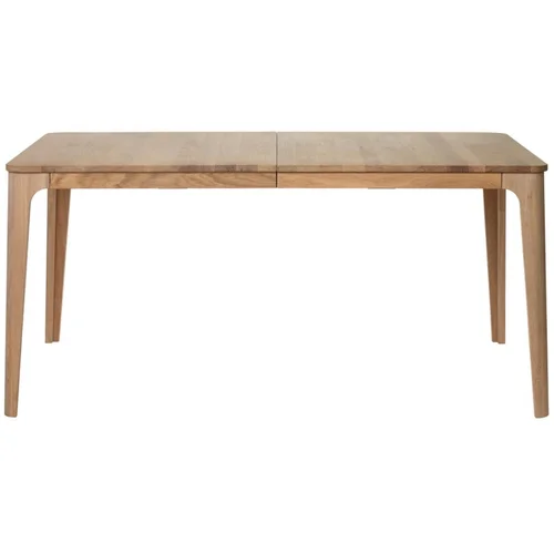 Unique Furniture blagovaonski stol na razvlačenje od bijelog hrasta Amalfi, 160 x 90 cm