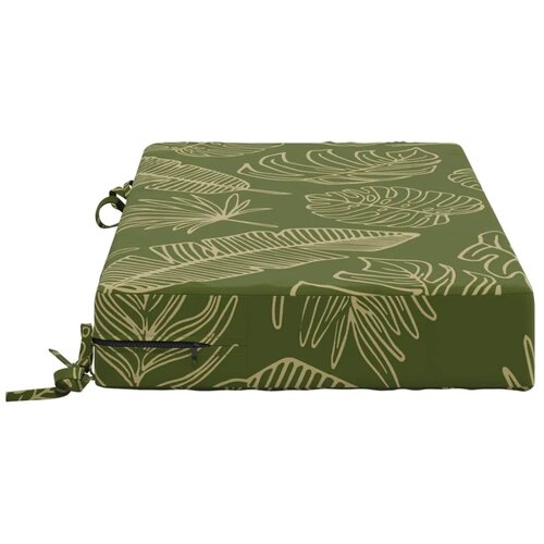  Jastuk za sjedalo SOEST 100% poliester Dizajn lista - Dezen s listom 70 x 40 x 10 cm Poliester Cijene