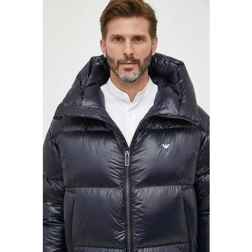 Emporio Armani Pernata jakna za muškarce, boja: tamno plava, za zimu