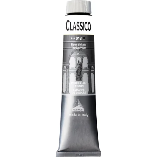 Maimeri Classico Oljna barva Titanium White 200 ml 1 kos