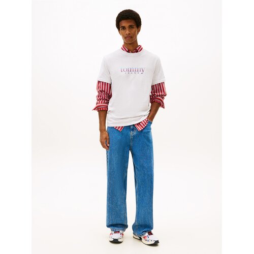 Tommy Jeans Majica azur / svijetlosiva / ljubičasta / narančasta Slike