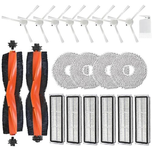 INORCO Za L10s Ultra / L10 Ultra / X10+ robotski sesalnik Glavne stranske krtače Mop blazinice HEPA filtri, (21840358) Slike