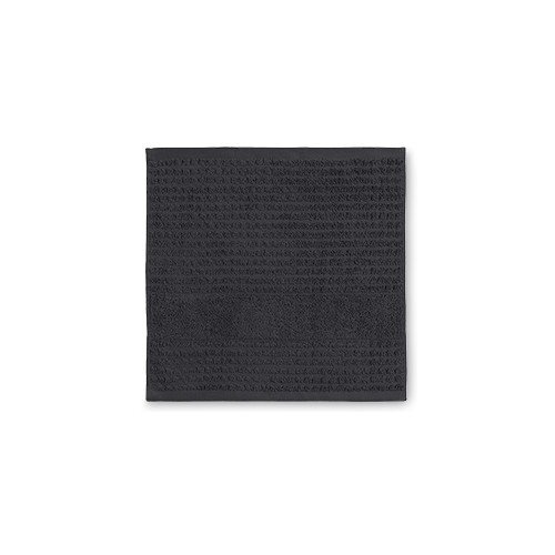 JUNA Temno siva frotirna brisača iz organskega bombaža 30x30 cm Check &amp;ndash; Slike