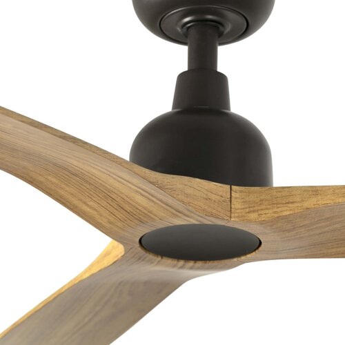 Faro 34360 - Plafonski ventilator OUTWOOD L, braon/crna, prečnika 150 cm, IP44 + daljinski upravljač Slike