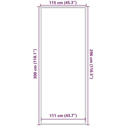 vidaXL Otirač antracit 115 x 300 cm Cijene