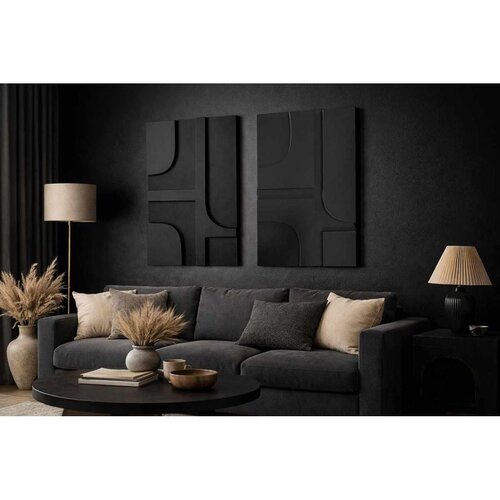 WALLXPERT Crni Dekorativni Zidni Pribor 3D70100-013 Cene