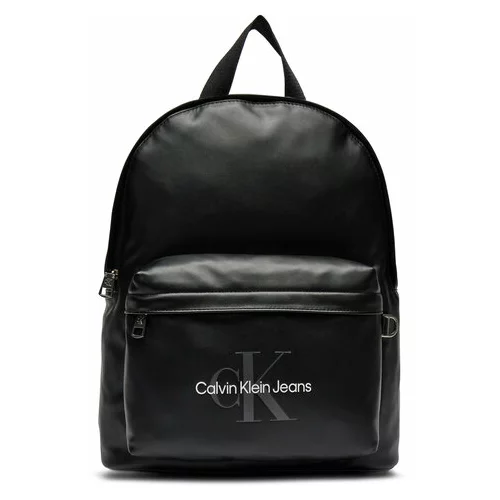 Calvin Klein Jeans Nahrbtnik Monogram Soft Campus K50K512445 Črna