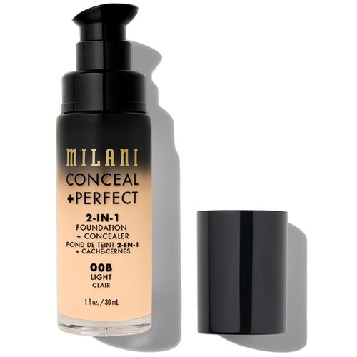Milani Conceal + Perfect 2-in-1 Foundation And Concealer tekoči puder 00B Light 30 ml Slike