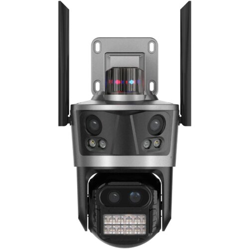 Gembird CAM-IP9MP-EP12 rezolucija: 9 mp (3 mp + 3 mp + 3 mp) objektivi: 3 &amp;times; 3,6 mm Slike