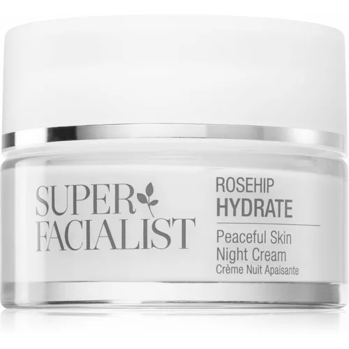 Super Facialist Rosehip Hydrate pomirjajoča nočna krema z vlažilnim učinkom 50 ml
