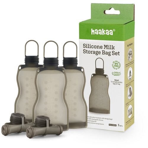 Haakaa Silikonske vrećice za mleko i ka&scaron;ice 260ml 5/1 Cene