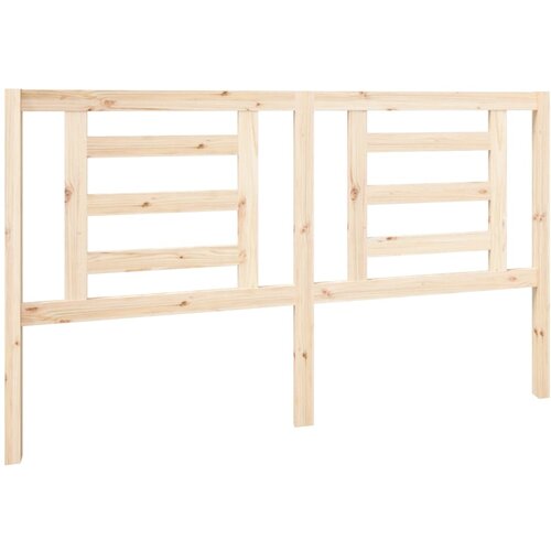 Maison Chic posteljno vzglavje - vzglavna omarica - nočna omarica 166x4x100 cm trdna borovina, (21704634) Slike