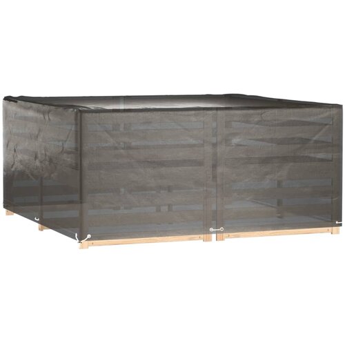 Maison Chic Prevleka za zunanjo pohi&amp;scaron;tvo - Prevleka za vrtno pohi&amp;scaron;tvo 2 kosa 205x205x90 cm kvadratna, (21795692) Slike