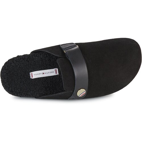Tommy Hilfiger Cokli WARMLINED CLOSED TOE MULE Črna Slike