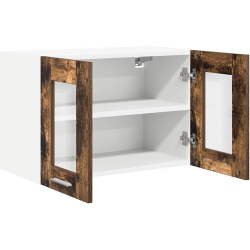  ormarić s pohranom 2 pcs Dimljeni hrast 60 x 31 x 40 cm Slike