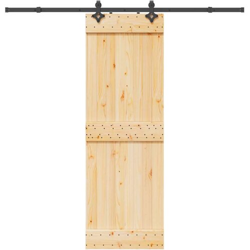  Klizna vrata NARVIK Prirodna i crna 70 x 210 cm (213 5 cm) Slike