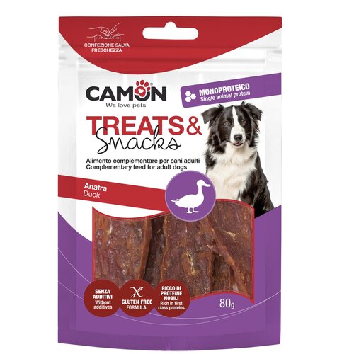 Camon poslastice za pse - Tračice pačetina jerky 80g Cene