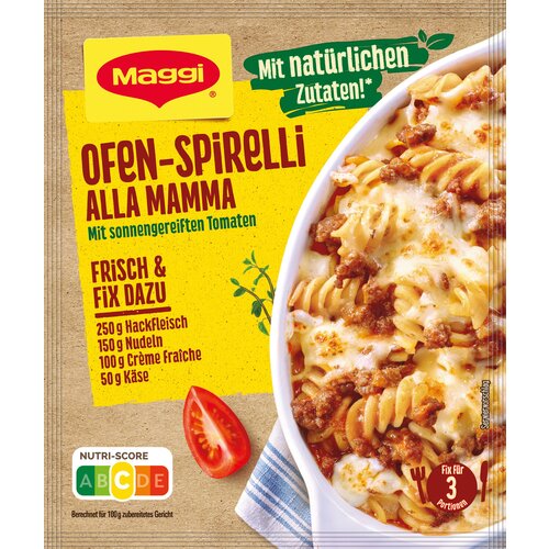 Maggi Fix - Oven-Baked Fusilli alla Mamma - 43 g Cene