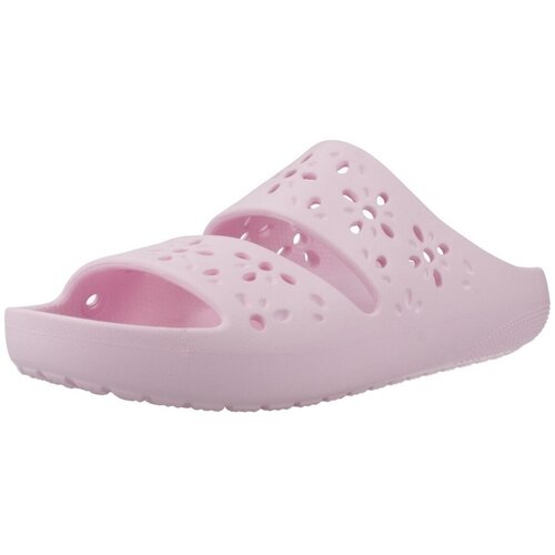 Crocs Japonke CLASSIC FLORAL CUT OUT SAND Rožnata Cene