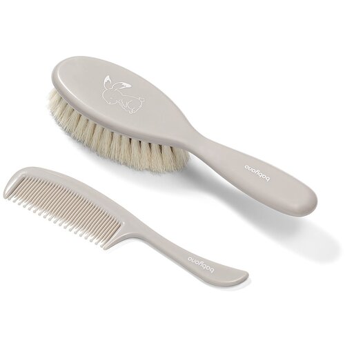 BabyOno Četka i če&scaron;alj za kosu, s prirodnim vlaknima-supersoft, sivi Cijene
