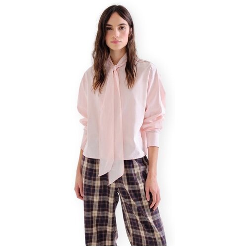 Compania Fantastica Topi &amp;amp; Bluze COMPA&amp;Ntilde;IA FANT&amp;Aacute;STICA Shirt 11069 - Pink Rožnata Slike