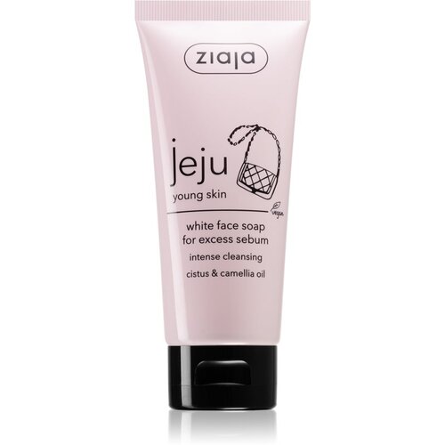 Ziaja Jeju Young Skin nežno čistilno milo za obraz 75 ml Slike