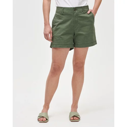 GAP 5" Girlfriend Kratke hlače Zelena