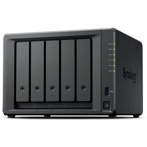 Synology DiskStation DS1525+ NAS /storage server Ryzen Embedded V1500B 8 GB DDR4 0 TB Black Cijene