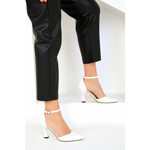 Soho Women's White Classic Heeled Shoes 17844 Slike