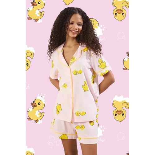 TRENDYOLMILLA Ženski set pidžame Thmss25Pt00300, Roze Cene