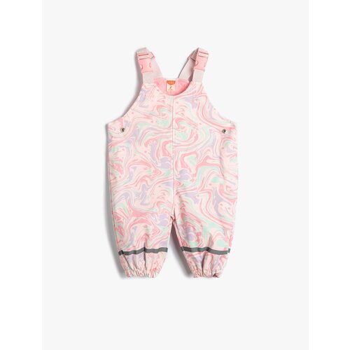 Koton Baby Girl Pink Patterned Coat Cene