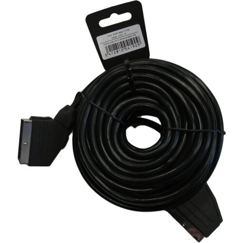 Zed_Electronic Scart kabl, 21 pinski, oklopljen, 10 met - VCS/10, Crni Slike