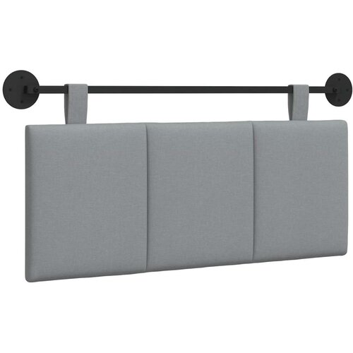  Držeće uzglavlje Zidne Svijetlo siva 110 x 55 x 5 cm tkanina - Svjetlosiva 100 cm bez LED Slike