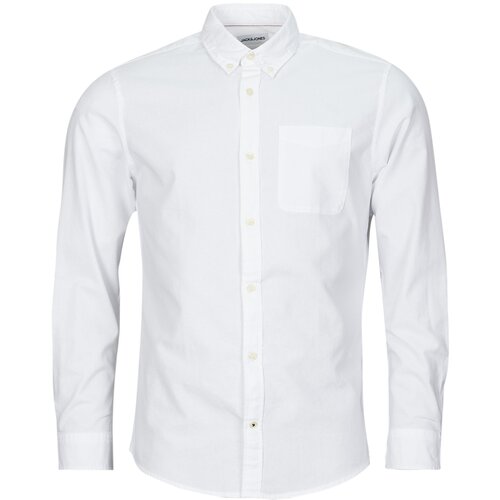 Jack & Jones Srajce z dolgimi rokavi JJEOXFORD SHIRT LS Bela Cene