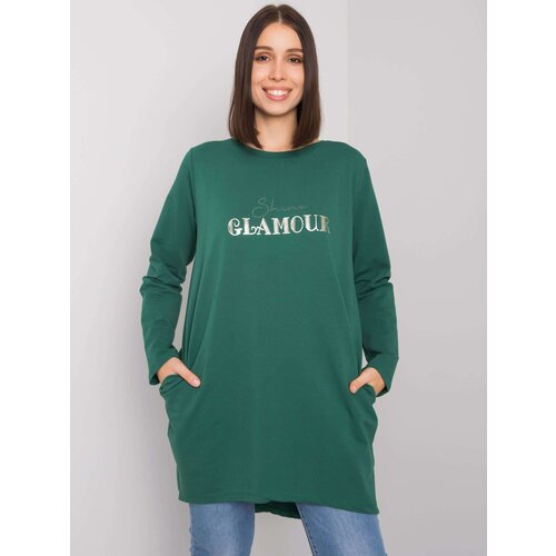 RELEVANCE Tunic-RV-TU-7277.76P-Dark Green Cene