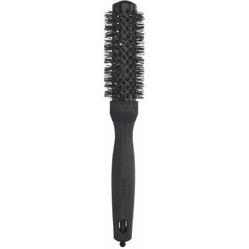 Olivia Garden Black Label SHINE Wavy Bristles okrogla krtača za lase premer 25 mm 1 kos Cene