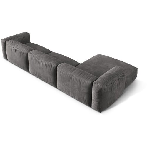 Micadoni Siva kutna garnitura od boucl&amp;eacute; tkanine (s lijevim kutom) Martina &amp;ndash; Home Slike