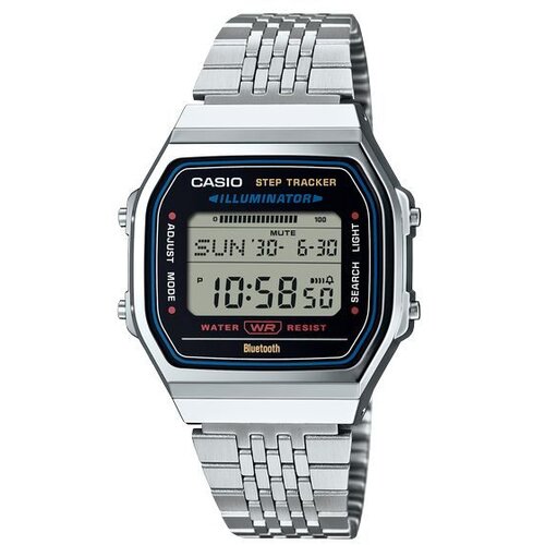 Casio Unisex sat ABL-100WE-1A, Kvarcni mehanizam, Crno kući&amp;scaron;te, Srebrni Slike