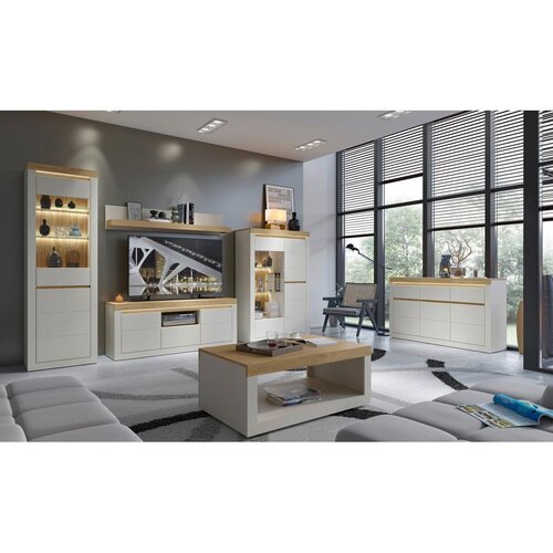 Modern Living Vitrina Naxxar, Barva Hrasta, Ka&amp;scaron;mir Slike