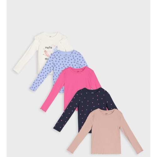 Sinsay Paket od 5 majica s dugim rukavima Slike