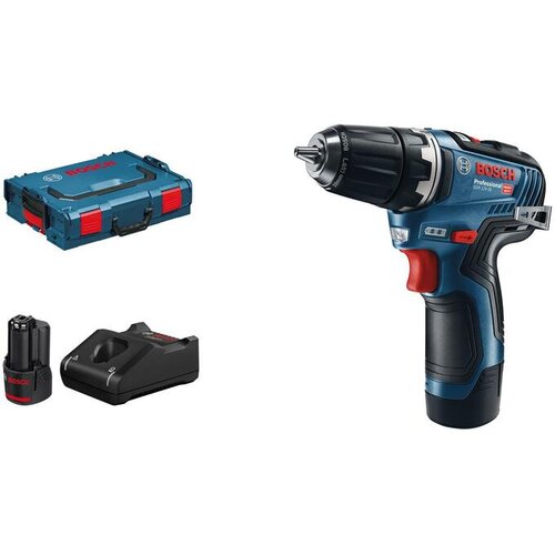 Bosch akumulatorska bušilica-odvrtač GSR 12V-35; 2x3,0Ah; L-Boxx (06019H8002) Slike