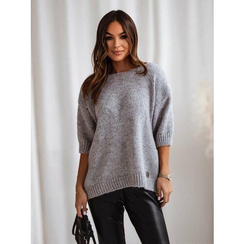 Cocomore Grey short-sleeved sweater Slike