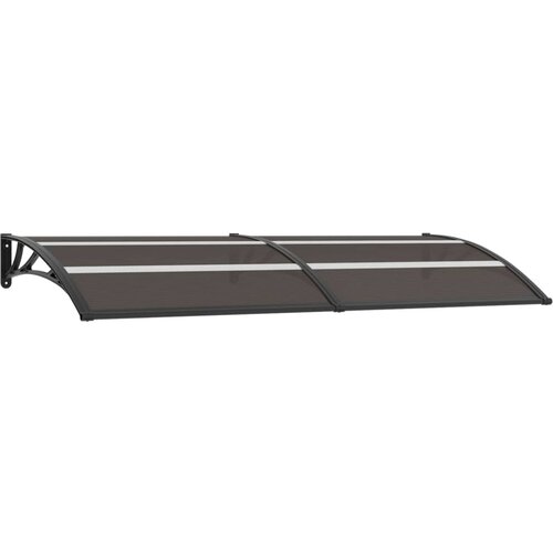 VidaXL Nadstre&amp;scaron;ek za vrata črn 240x80 cm PC Slike
