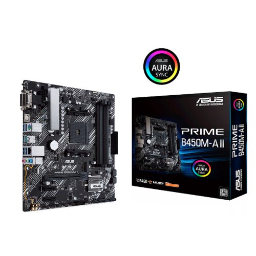 Asus MB PRIME B450M-A IIAMD B450AM44xDDR4VGA,DVI,HDMImicro ATX Cijene