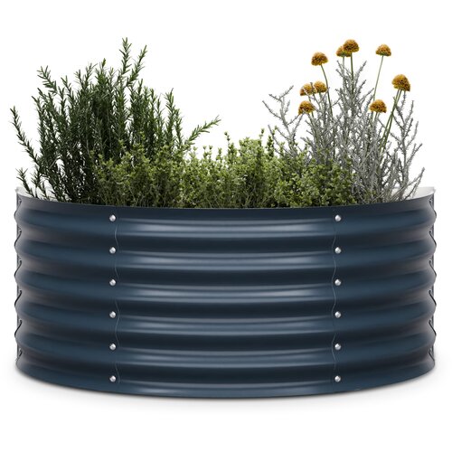 Blumfeldt High Grow Half Circle, polukružna povišena gredica, 105 x 60 x 43 cm, izrađena od valovitog čeličnog lima, jednostavna za sastavljanje, otporna na hrđu i mraz Cijene