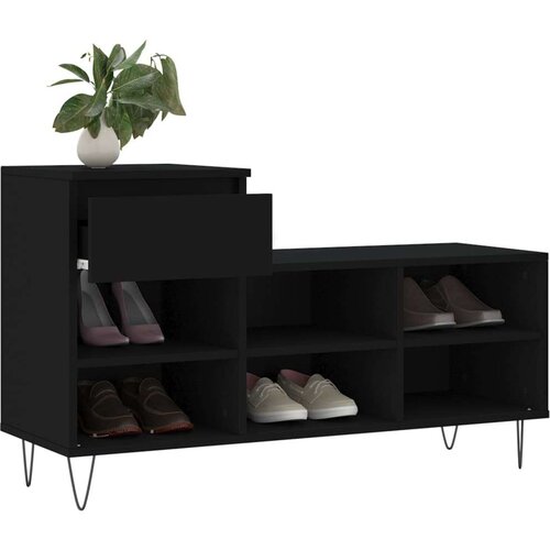 vidaXL ormarić za cipele crni 102 x 36 x 60 cm od konstruiranog drva Cene