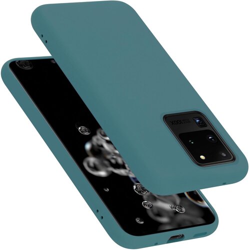 Cadorabo Ohi&amp;scaron;je, združljiv s Samsungom v tekoči zeleni barvi - za&amp;scaron;čitni pokrov iz fleksibilnega silikona TPU, (20586908) Slike