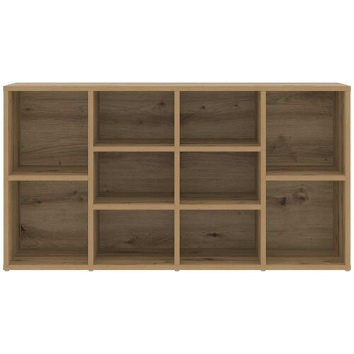  Klupa za cipele s policom Umjetnički hrast 103 x 30 x 54,5 cm Slike