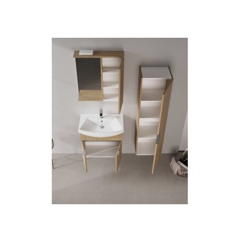 Hanah home Kupatilski ormarić sa umivaonikom i ogledalom (2 komada) Purus 65 992 Slike